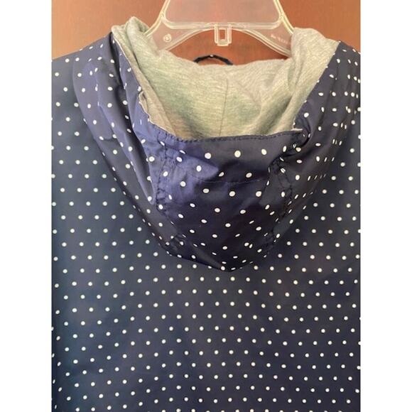 Charles River Windbreaker Chatham Jacket Womens Medium Polka Dot Zipper Pockets - Picture 8 of 9